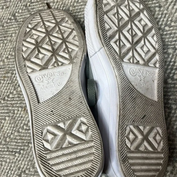 Converse‎ CTAS Clean Lift OX Dark Stucco sage & gold Leather women size 8 - Picture 9 of 10